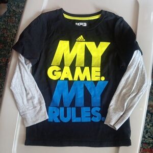 Adidas layered look long-sleeved tee